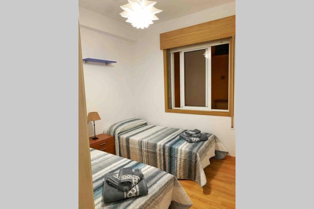 サンシェンショPiso En Portonovo Con Vistas A La Playaアパートメント エクステリア 写真